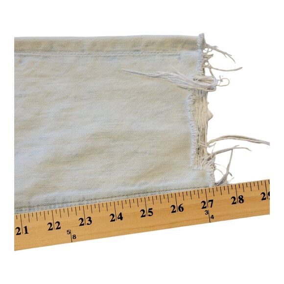 American Eagle Jeans Womens Size 4 Reg Blue Mom High-Rise Distressed Casual - Picture 12 of 14